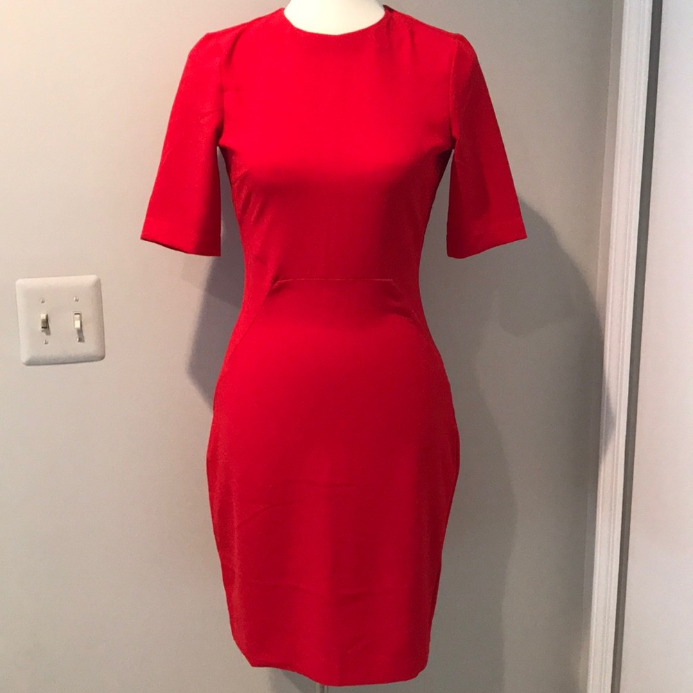 NWOT H&M Red Dress Size 6 - Picture 1 of 8